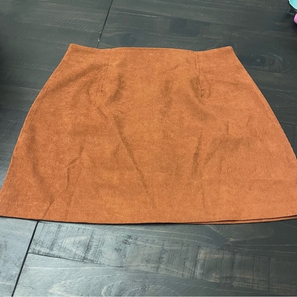 SHEIN Dresses & Skirts - SHEIN‎ Brown corduroy Skirt